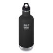 Klean Kanteen Classic Vacuum Insulated Stainless Steel Bottle with Loop Cap, Shale Black, 32oz. - K32VCPPL-SB-A