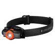 LED Lenser MH3 Outdoor LED Headlamp, 200 Lumens, Black-Orange - 502148