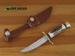 Linder Hunting Knife with Sweden Blade with Staghorn Handle, 9 cm - 141109