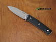 Lion Steel B35 GBK Fixed Blade Knife, Sleipner Tool Steel, G-10 Handle, Black - B35 GBK