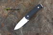Lion Steel M4 G10 Fixed Blade Knife with black G10 Handle, Bohler M390 Stainless Steel, Black G10 Handle - M4 G10