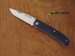 Manly Comrade Slipjoint Pocket Knife, CPM-154CM Stainless Steel, Black G10 Handle - 01ML010