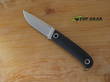 Manly Patriot Fixed Blade Knife, D2 Tool Steel, Black G10 Handle - 02ML001