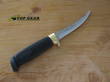 Marttiini Kalapuukko Fishermans Knife, Black Softgrip Handle - 175014