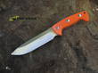 Maserin 978 Boar Hunter Knife, 440C Stainless Steel, G10 Handle, Orange - 987
