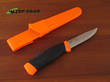 Mora Companion Heavy Duty Bushcraft Knife, Carbon Steel, Orange Handle - 12495