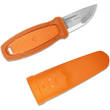 Mora Eldris Pocket-Sized Fixed Blade Knife, Orange Handle - 013501