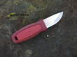 Mora Eldris Pocket-Sized Fixed Blade Knife, Red Handle - 017578