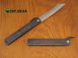 Nagao Higonokami Carbon Steel Pocket Knife, Black Handle - HIGO08BL