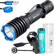 Olight Warrior X Superior Tactical Thrower Rechargeable LED Torch, 2100 Lumens - 120717