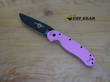 Ontario RAT I Folding Knife, Pink Handle, Black Blade, Fine Edge - 8866