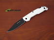 Ontario Camp Plus EDC Pocket Knife, Frost, 420 Series Stainless Steel, Black Blade - 43155