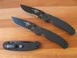 Ontario RAT-1 Folding Knife, Serrated or Straight Edge  - 8847BS Black 8846BP Black