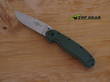 Ontario Knife Company RAT II Pocket Knife, Satin Finish, Green Handle - 8874
