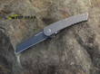 Ontario Robert Parker Prime D2 Flipper Knife, D2 Tool Steel, Titanium Handle - 8875
