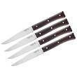 Opinel Facette Steak Knife Set, Dark Ash - 024979