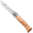 Opinel No. 8 Cyclist Knife, 12C27M Stainless Steel, Beechwood Handle - OP01790