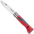 Opinel No. 7 Outdoor Junior Knife with Emergency Whistle, Red - 018978