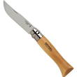 Opinel No. 7 Pocket Knife, Stainless Steel, Beechwood - 0693