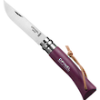Opinel No. 7 Trekking Pocket Knife with Lanyard, Plum - 01427