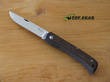 Otter Knives Hippekniep Large Pocket Knife, Carbon Steel, Smoked Oak Handle - 143