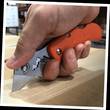 Outdoor Edge B.O.A. Box Opening Assistant - Box Cutter Knife, Orange Handle - 50181