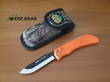 Outdoor Edge Razor-Blaze Lite Replaceable Blade Pocket Knife, Orange Handle, Lockback - RB-20