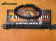550 Paracord Survival Bracelet, Black - S, M, L, X, XL