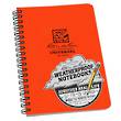 Rite in the Rain All-Weather Side Spiral Notebook, 4.625x7 Inches, Safety Blaze Orange - OR73