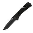 SOG Trident Assisted Opening Tanto Knife, Black - TF-7