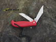 Sheffield Countryman's - Hiker's Action Knife, Red Handle