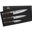 Shun Premier 3-Piece Starter Knife Set with Pakka Wood Handle - TDMS-0300