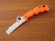 Spyderco Assist I Rescue Knife with Orange Handle - C79PSOR