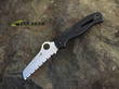 Spyderco Atlantic Salt H1 Rescue Knife with Serrated Edge, Black Handle - C89SBK