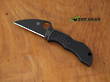 Spyderco Manbug Lightweight Knife, Wharncliffe Blade, Black, Black FRN Handle, Razor Edge - MBKWPBK