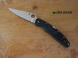 Spyderco Police Lightweight Lockback Knife, VG-10 Stainless Steel, Black FRN Handle - C07PBK4
