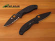 Spyderco Tenacious Folding Knife Black - Serrated or Plain Edge