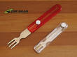 Swiss Advance Travel Cutlery Fork - Red or White