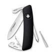 Swiza D04 Pocket Knife with Locking Blade, Black - KNI.0040.1010