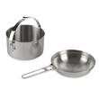 Tatonka 1,0L Kettle (Billy) with Pan, Stainless Steel - 4001