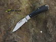 Taylor's Eye Witness Clip-Point Pocket Knife, Black Synthetic Handle - 260