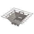 Vargo Stainless Steel Fire Box Grill - Foldable 436