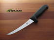 Victorinox 6 Inch Curved Boning Knife with Safety Grip, 15 cm, Stiff Blade, Black Fibrox Handle - 5.6603.15M