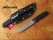 Victory Outdoor Knife, 15 cm, High Carbon Steel, Black Progrip Handle - 1/302/15/200B
