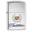 Zippo Cadillac Emblem Windproof Lighter, High Polished Chrome - 21106